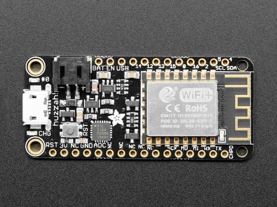 Adafruit Feather HUZZAH with ESP8266 WiFi