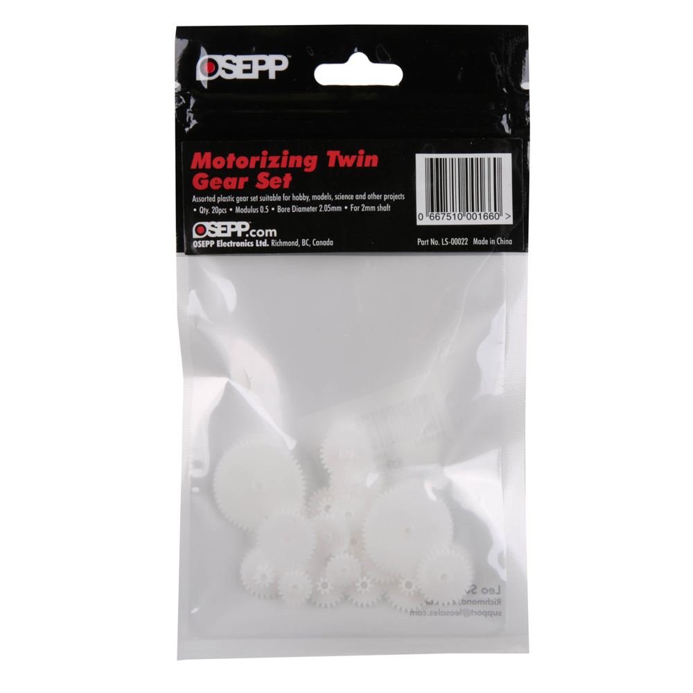OSEPP Motorizing Twin Gear Set