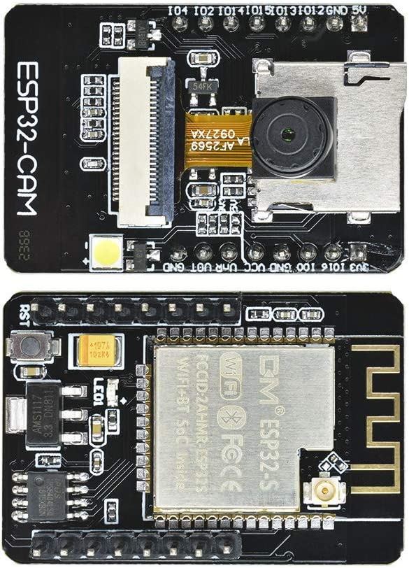 ESP32-CAM W-BT Development Board, DC 5V Dual-core WL with OV2640 Camera TF Card Module