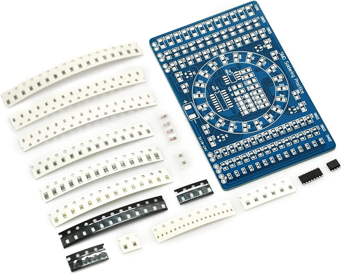 Gikfun DIY SMD SMT Welding Practice Soldering Skill Training Board Led EK7026